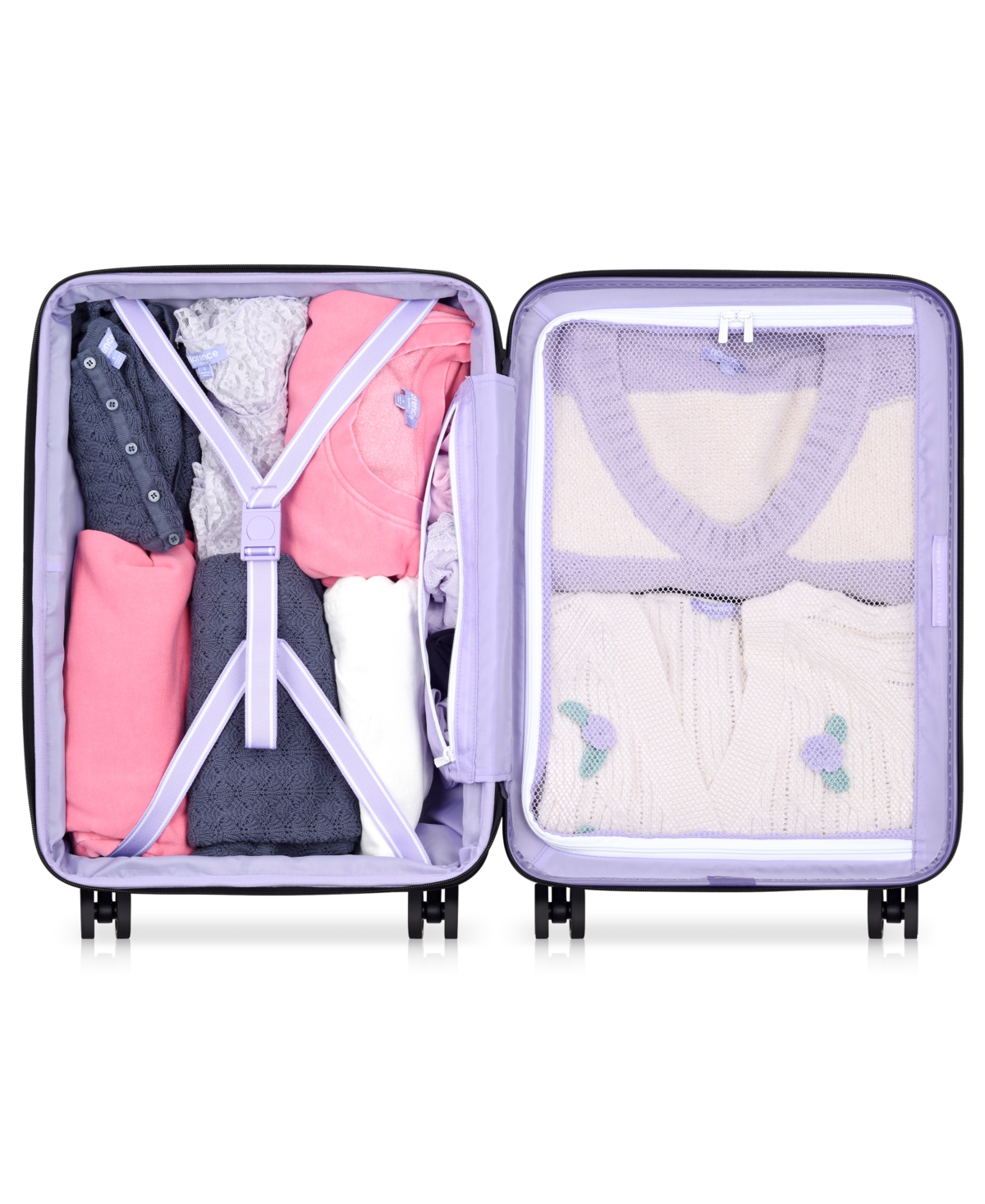 FLORENCE BY MILLS X DELSEY PARIS 20" CATCH FLIGHTS EXPANDABLE CARRY-ON SPINNER UPRIGHT 