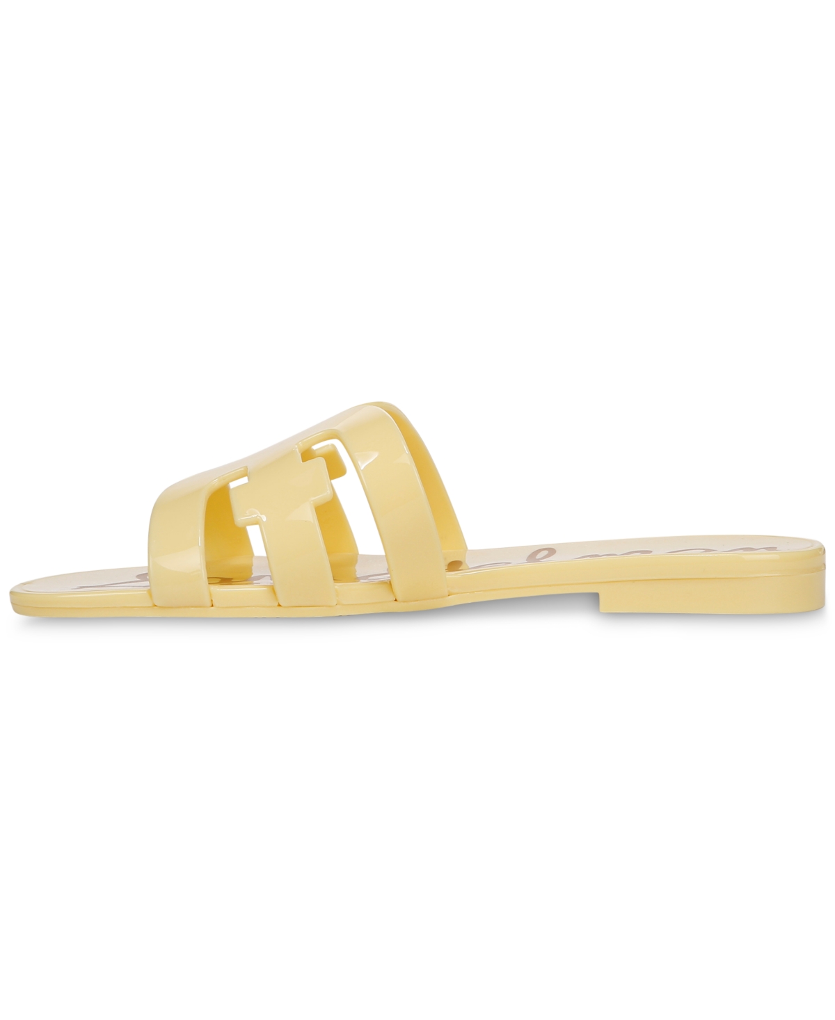 Sam Edelman Bay Jelly Slide Sandal In Buttercup