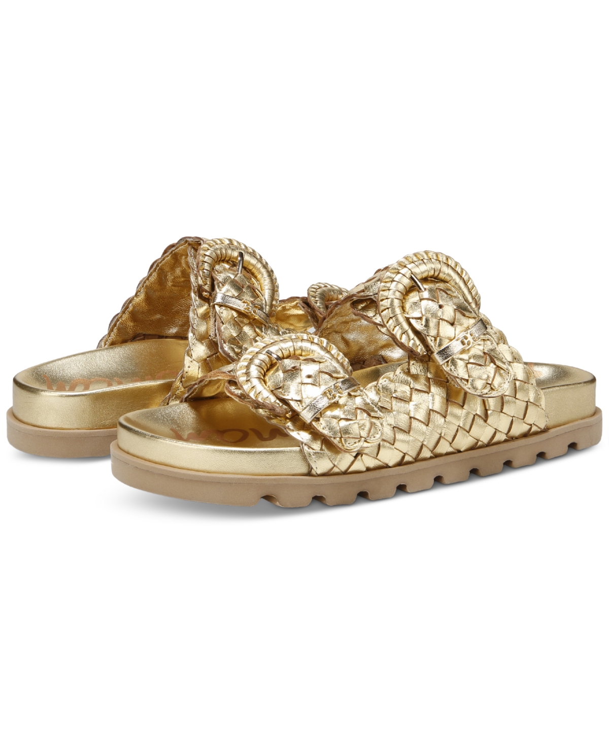 SAM EDELMAN WOMEN'S TIFFANIE SLIDE FLAT SANDALS 