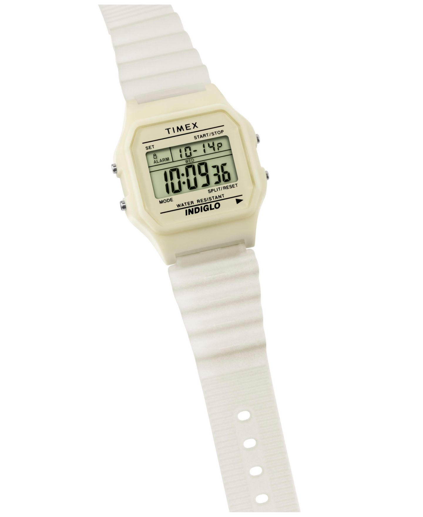 Часы Timex Unisex Digital Yellow Resin Strap Watch, 34mm — фото 6