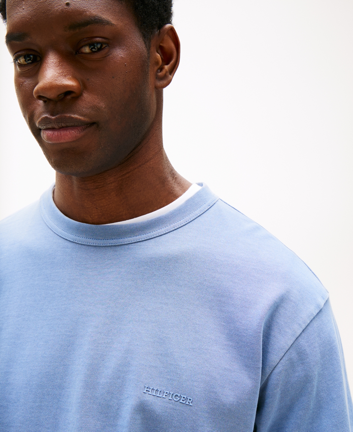Tommy Hilfiger Men's Relaxed-fit Logo T-shirt In Blue