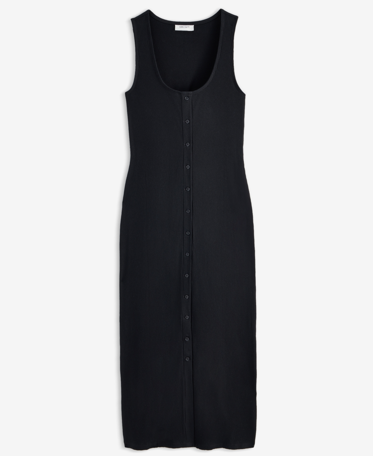 On 34th Women's Rib-knit Button Down Midi Dress, Exclusively At Macy's