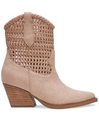Women's Alessia Woven Pull-On Cowboy Western Booties