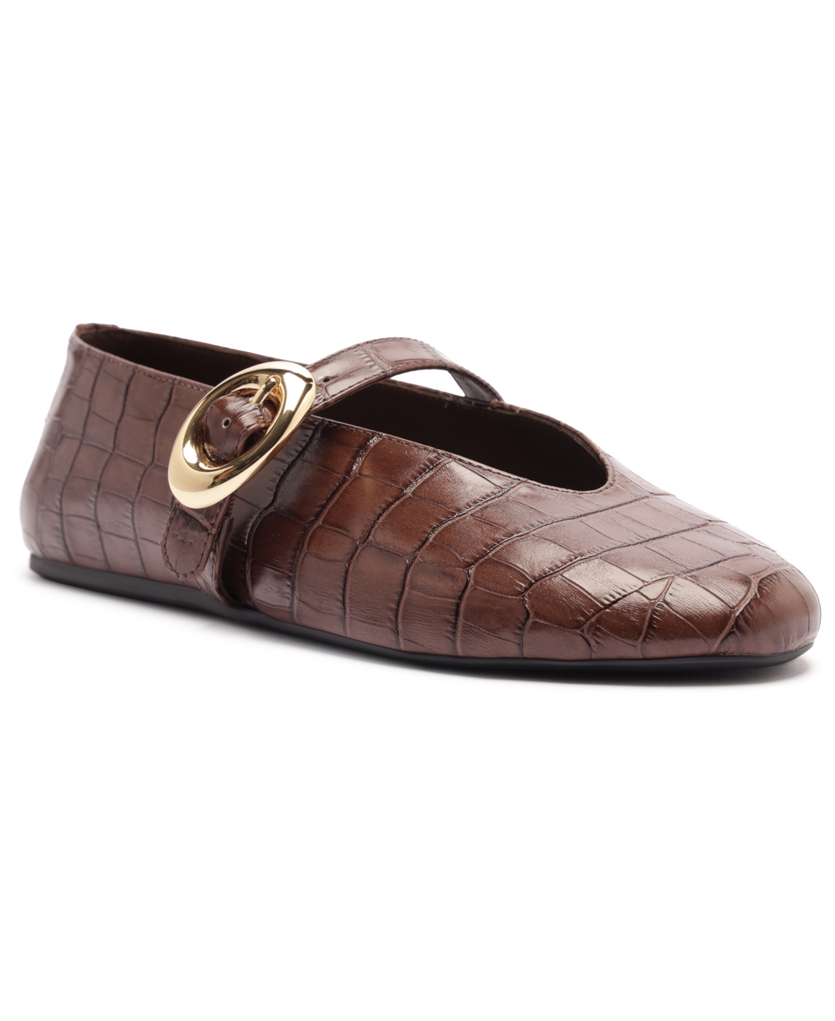 Women's Erica Round Toe Ballet Flats - Hot Brandy