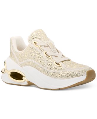Michael Kors☆ TONI ラインストーン・レースアップスニーカー Michael Kors Women's Toni Trainer Running Sneakers - Macy's