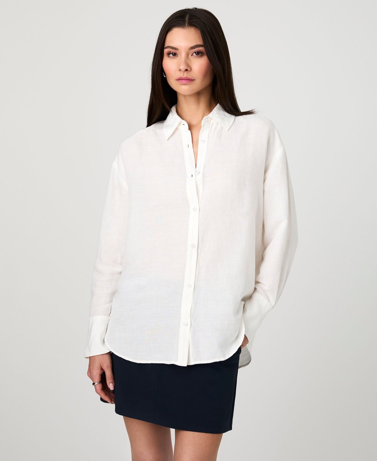 FRENCH CONNECTION WOMEN'S BIRDIE OVERSIZED SHIRT 