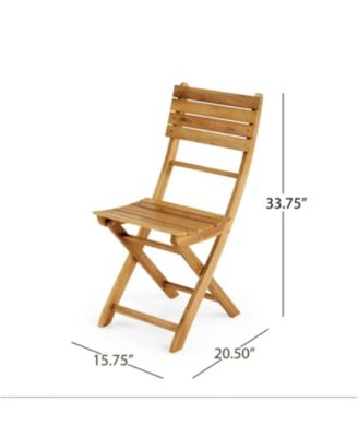 Streamdale Natural 5-Piece Wood Outdoor Patio Dining Set,Natural Stained