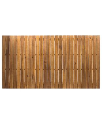 Streamdale Outdoor 6 Seater Acacia Wood Dining Set with Cushins,Finish and Cream