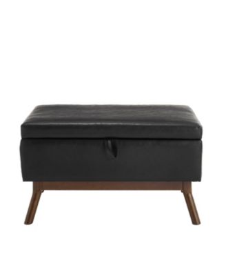 Mid-century modern storage bench/coffee table, Assembled, Living/entry/family room