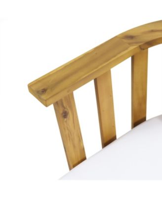 Streamdale Set of 2, Outdoor Acacia Wood Patio Club Chair