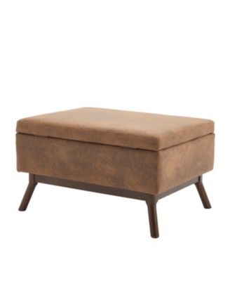 Mid-century modern storage bench/coffee table, Assembled, Living/entry/family room