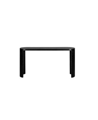 Streamdale 60" Entryway Table with Curved Legs (Black)