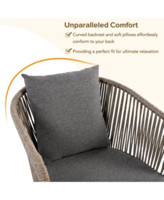 Streamdale 7pc Patio Dining Set, Acacia tabletop, metal frame, all-weather, for garden/balcony