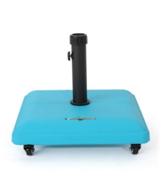 Streamdale Teal Concrete Umbrella Base - Outdoor Patio Stand