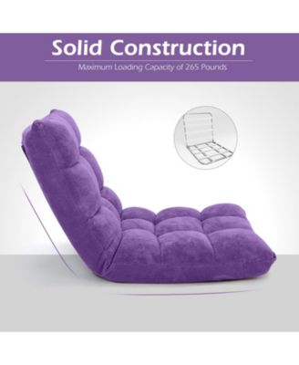 Adjustable 14-position Cushioned Floor Chair