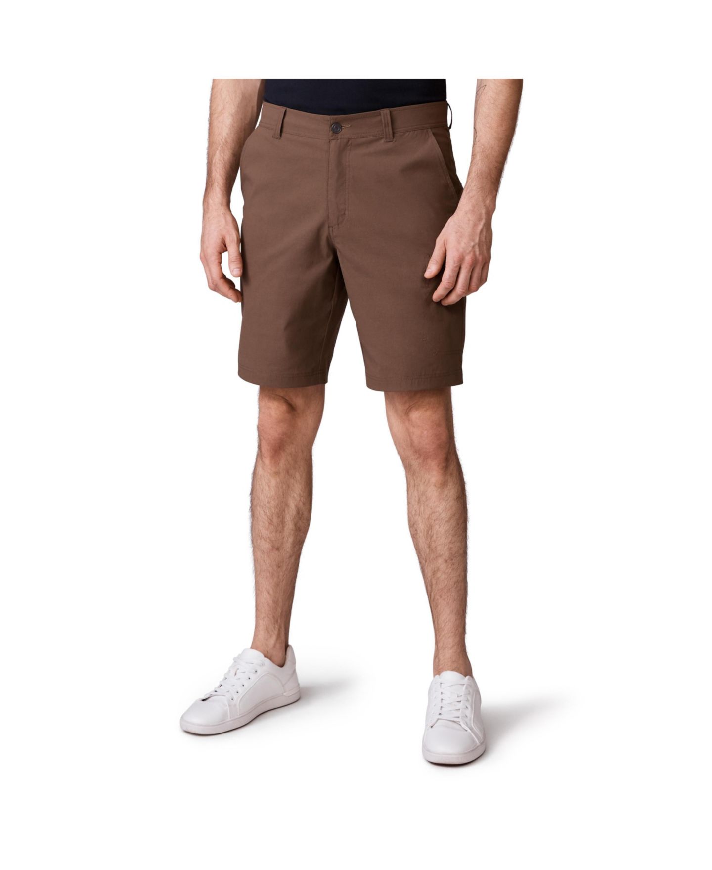 Мужские шорты Free Country Nylon Stretch Casual Short, цвет: Седельно-коричневый — фото 1