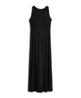 Women's Maxi Dress with Belt Ties