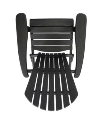 Streamdale Rustic Acacia Wood Folding Adirondack Chair