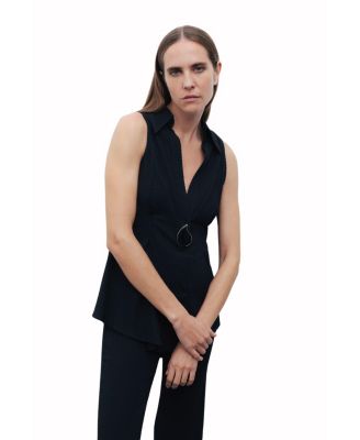 Women's Accessory Detailed Blouse