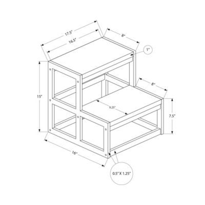  (8 ft. Reach), 300 lb. Load Capacity 5.2 ft. Steel Folding 5 Step Ladder