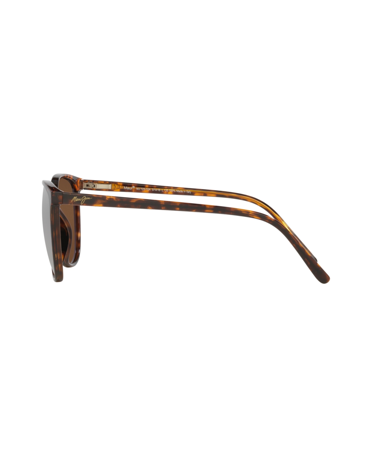 Maui Jim Unisex Hs723 57mm Polarized Sunglasses In Tortoise