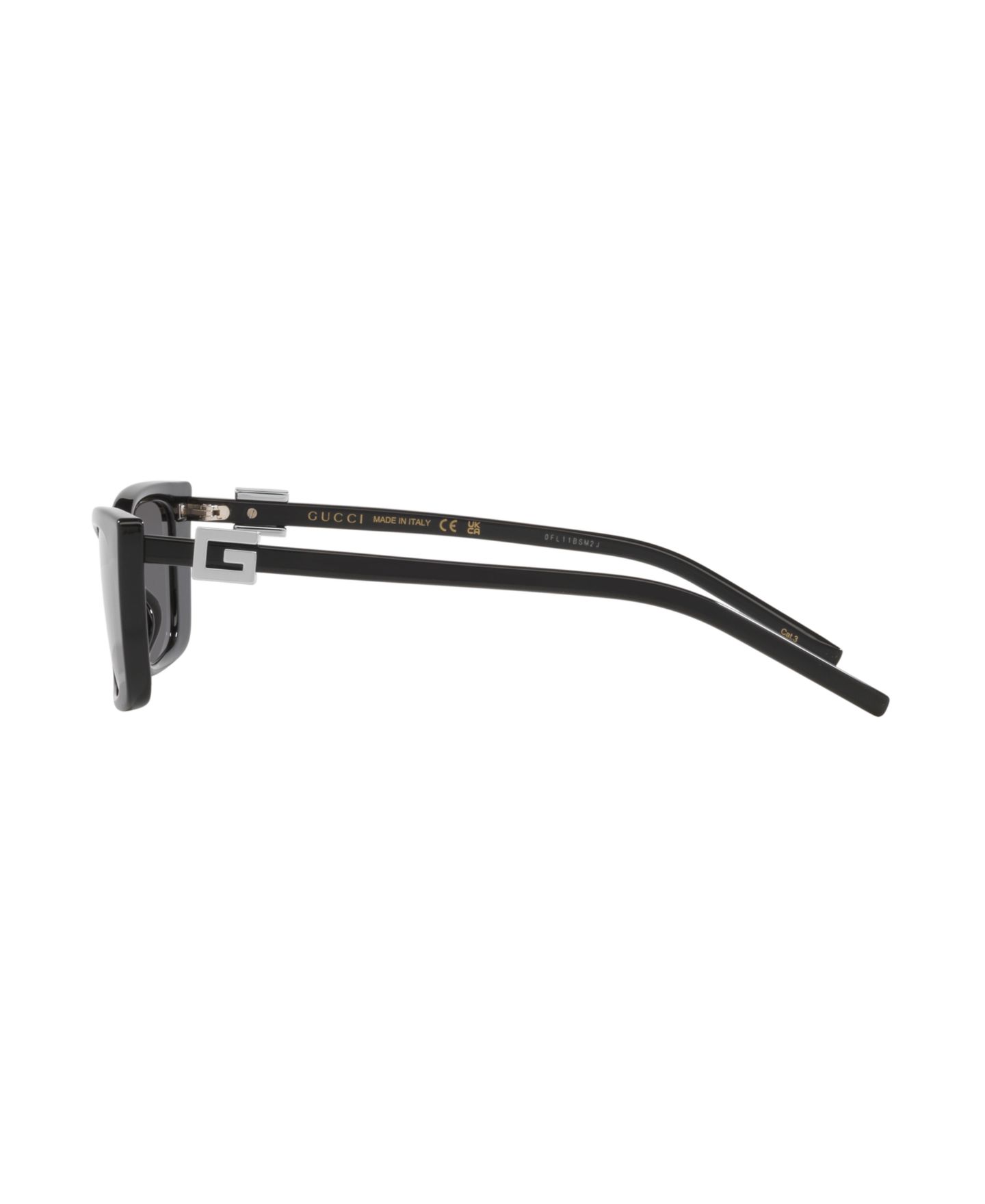 Женские солнцезащитные очки Gucci Small Sunglasses, GG1681S GC002291, цвет: Чёрный — фото 3