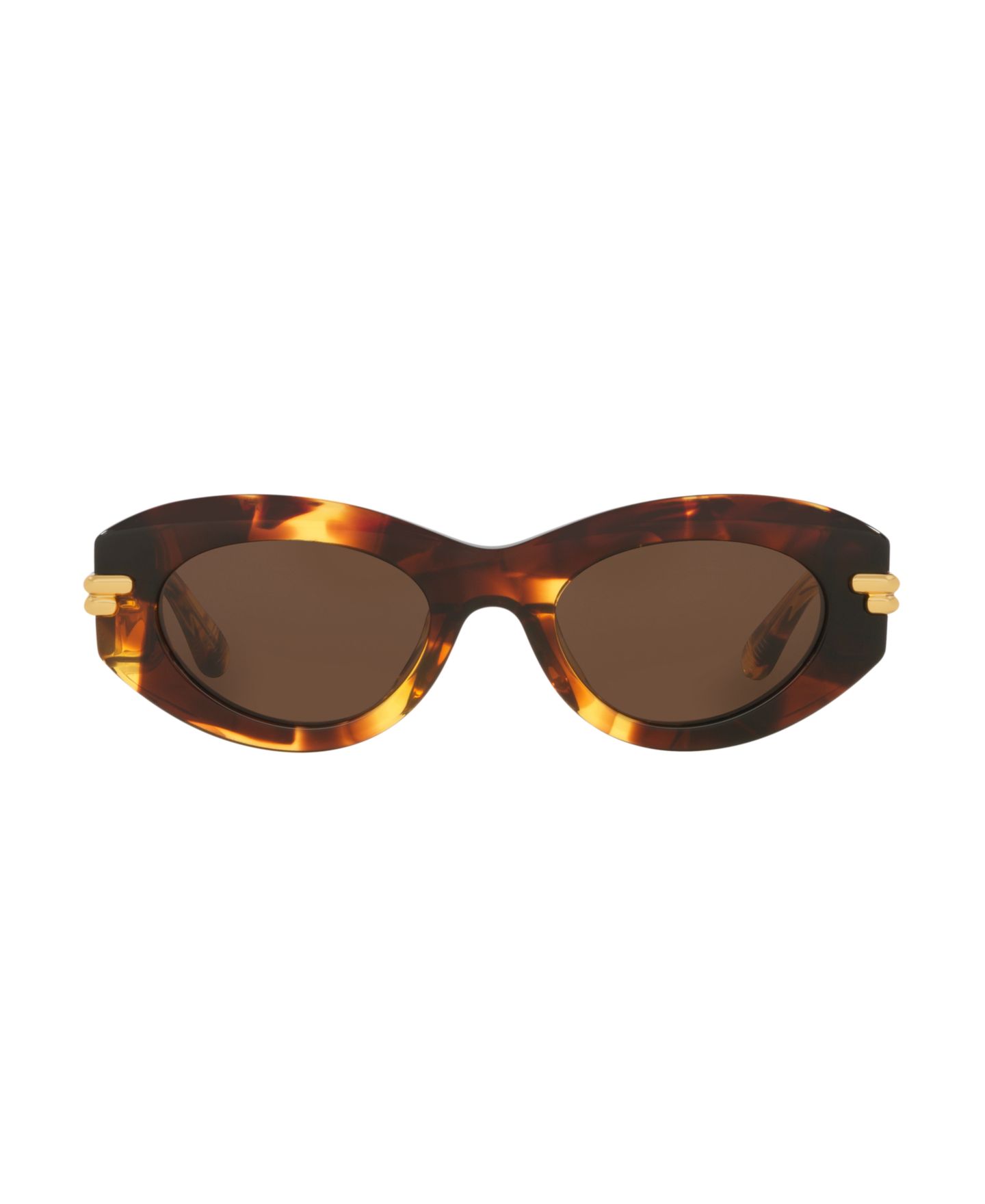 Женские солнцезащитные очки Bottega Veneta Sunglasses, BV1322S 6J000451, цвет: Черепаховый — фото 2