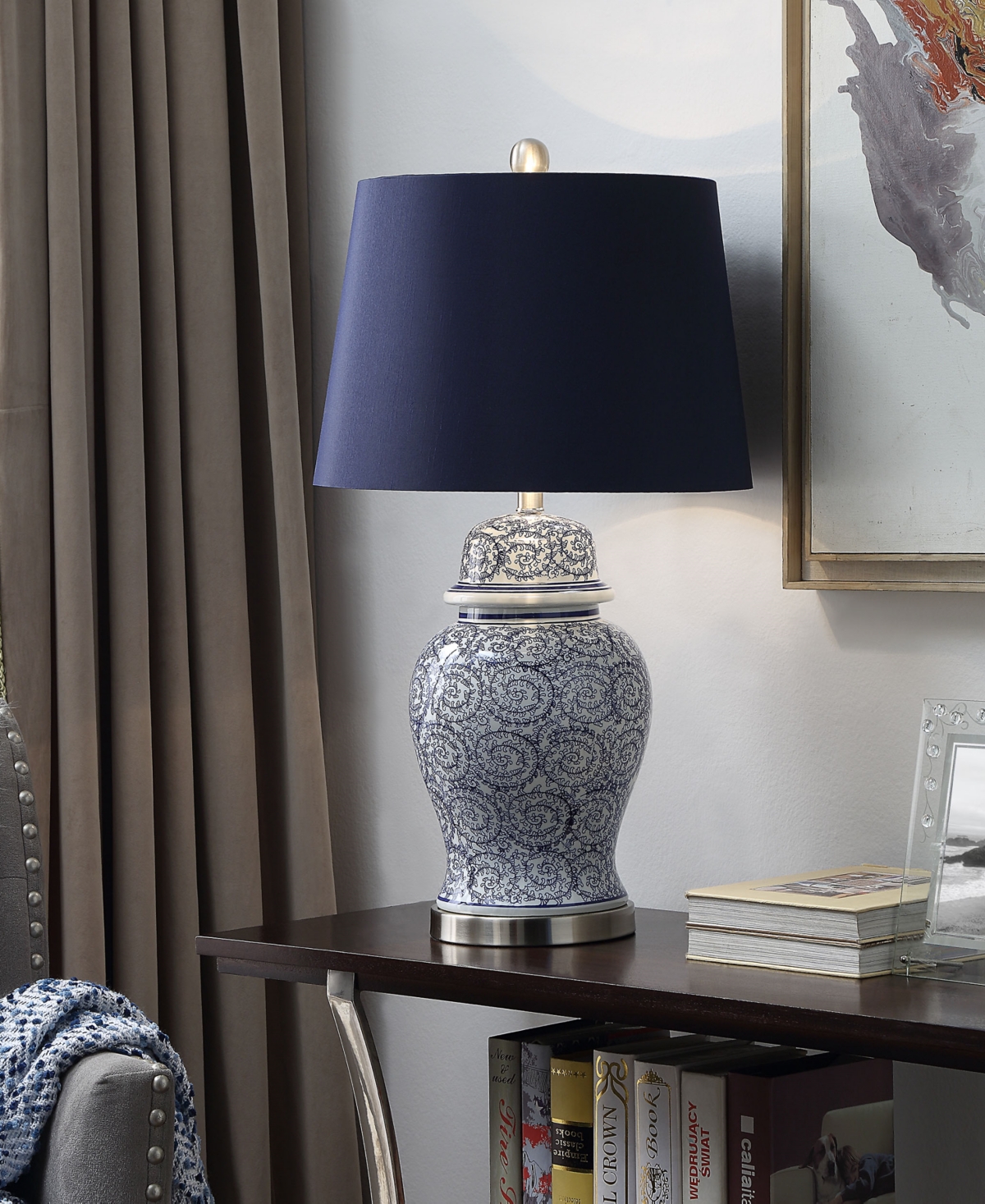Stylecraft Home Collection 31" Traditional Spiral Ceramic Table Lamp