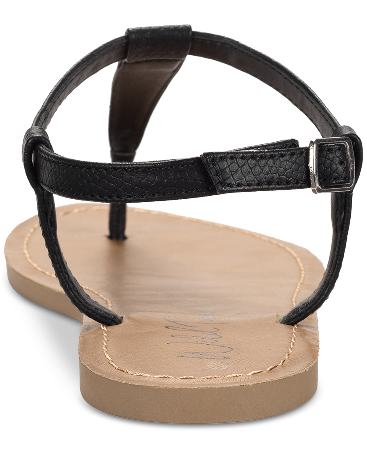 Shop Wild Pair Women's Krisleyy Flat Sandals, Exclusively At Macy's In Black