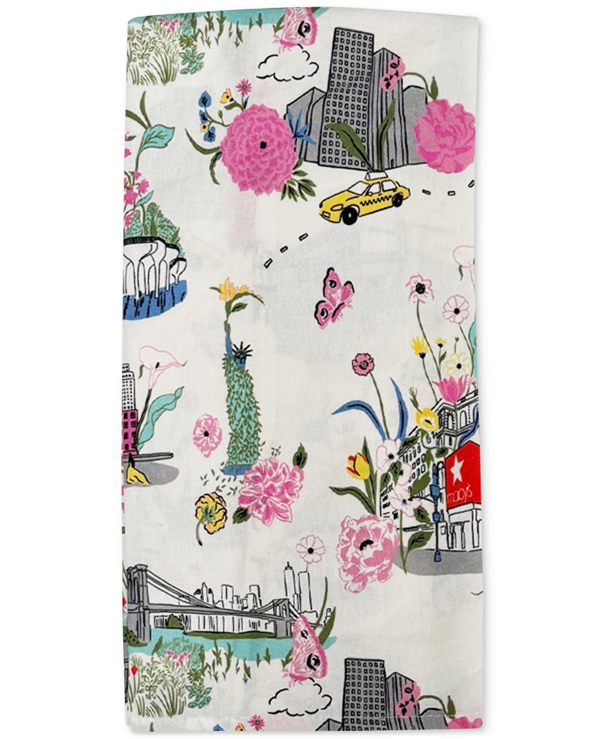 Macy's Flower Show 2-pc. Tea Towel Set, Exclusively At  In White Multi- Scenic