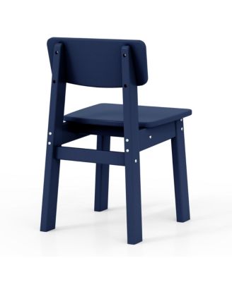 Kids 5-Piece Modern HDPE Dining Table and Chairs Set