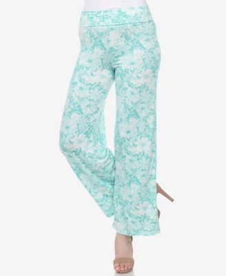 Women's Floral Print Wide Leg Palazzo Pants