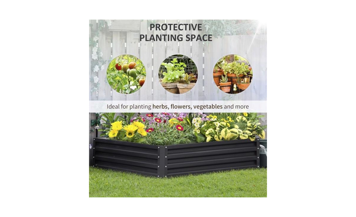 Versatile Garden Bed Ideal for Growing Vegetables, Flowers, and Herbs Outdoors