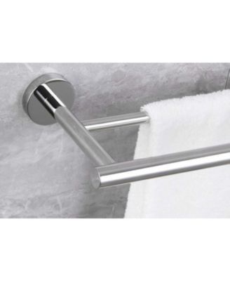 Double Towel Bar for Efficient Bathroom Storage and Organization