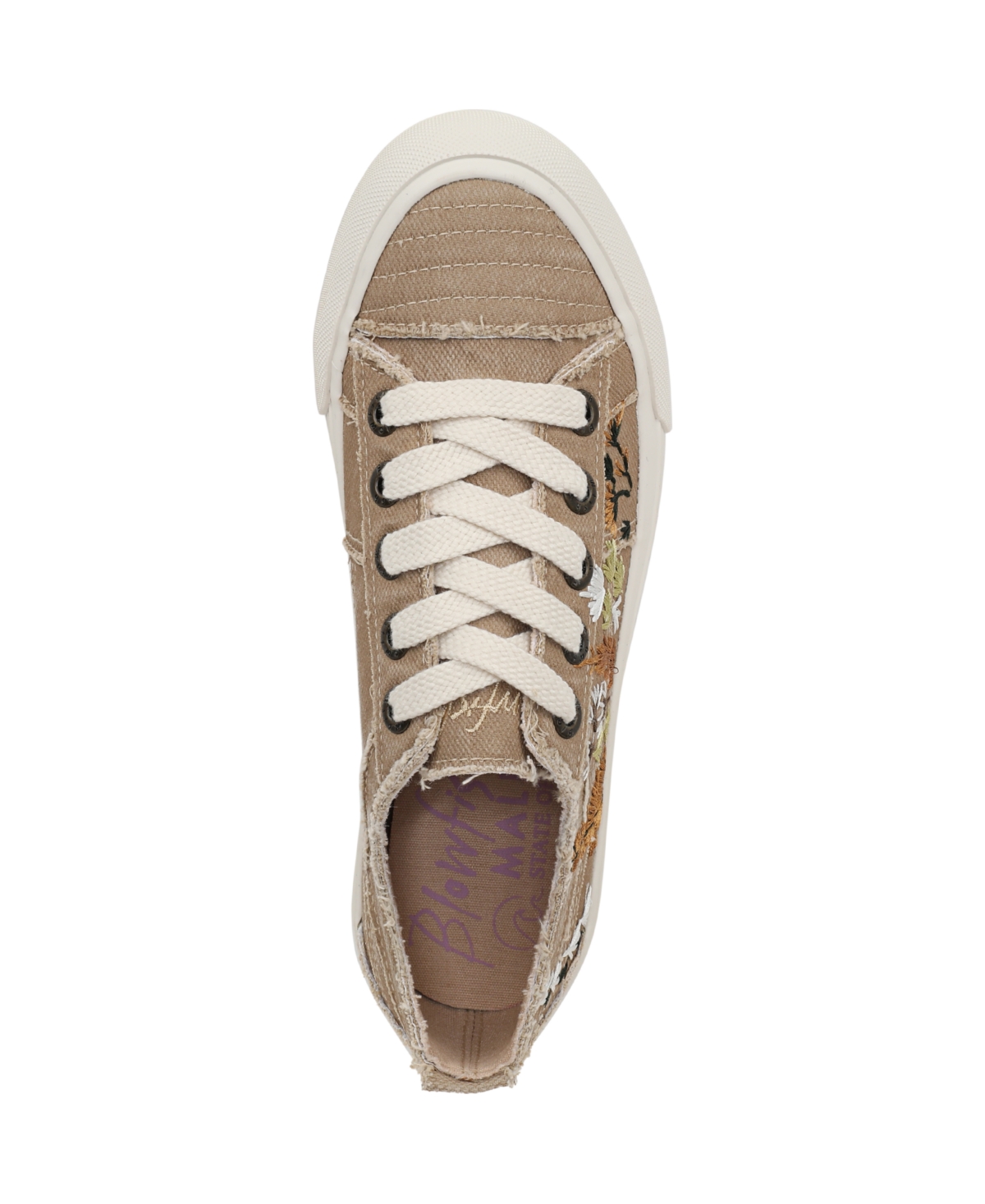 BLOWFISH MALIBU WOMEN'S SADIE-SUN EMBROIDERED LACE UP PLATFORM SNEAKERS 