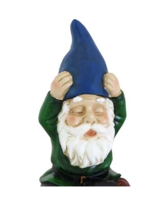 Sage the Yoga Garden Gnome Lightweight Indoor/Outdoor Resin Lawn and Garden Statue - 11" H