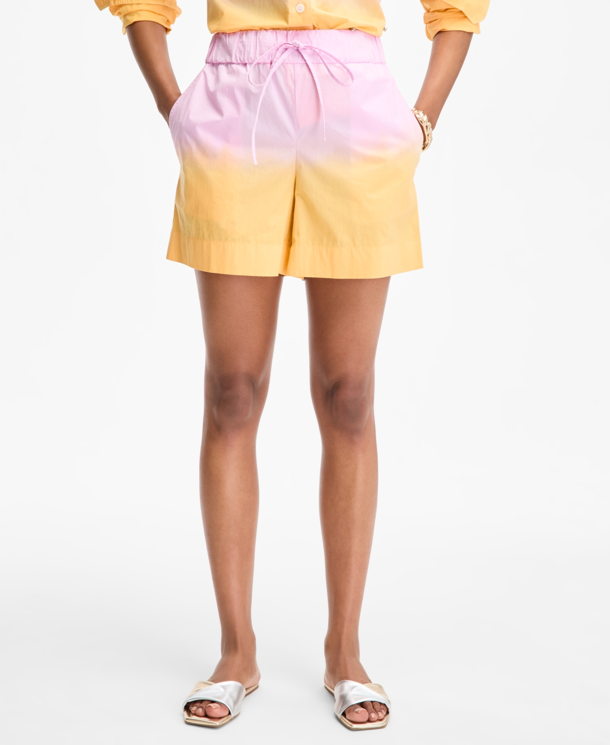 ON 34TH WOMEN'S OMBRE DRAWSTRING SHORTS, EXCLUSIVELY AT MACY'S 