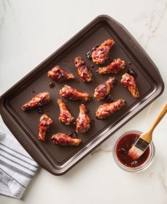 Symmetry Nonstick Chocolate Brown 10" x 15" Cookie Pan