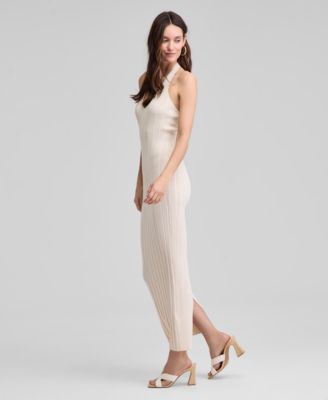 Women's Rib-Knit Halter Dress, Exclusively at Macy's