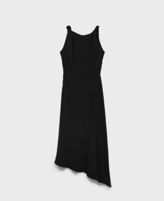 MANGO - Women's Long Asymmetric Dress