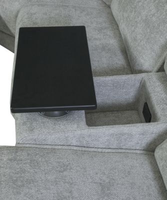 Ozryn 3-Pc. Fabric Sofa with Console and 2 Power Motion Chairs, Exclusively at Macy's