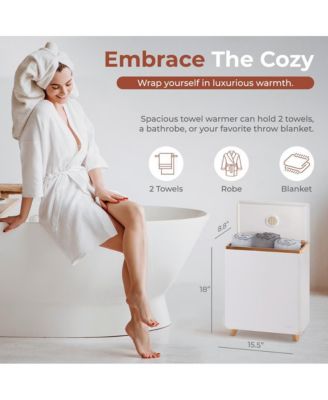 Rectangular Towel Warmer Bucket, Large Capacity Single Touch Towel & Blanket Warmer