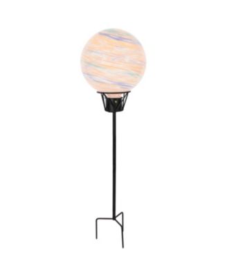 Outdoor In-Ground Steel Gazing Globe Stand – 24"