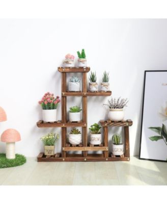 Multi-tiered Plant Stand Succulent Pots Display Rack Balcony Indoor Outdoor
