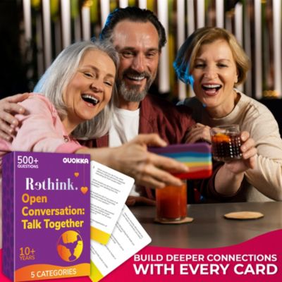 Conversation Cards Game - Universal Edition - 500 Questions - Share Thoughts