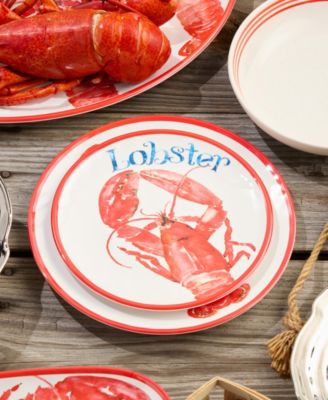 Beach House Lobster Melamine 6-Pc. Salad Plates, Service For 6