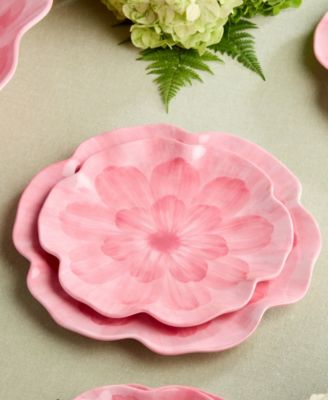 Wildflower 3-D Floral 4-Pc. Salad Plates, Service For 4