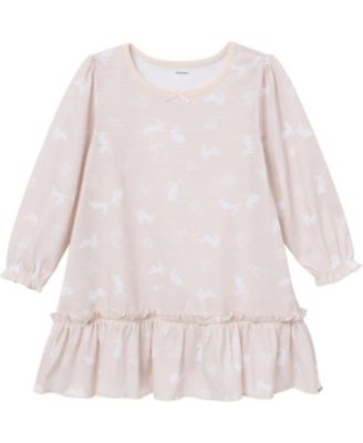 Toddler Girls 2-Pack Short Sleeve Nightgowns, Flamingoes, 5T