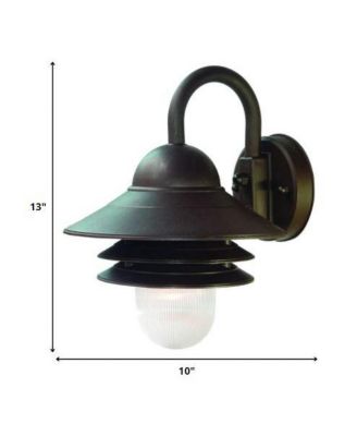 Three Tier Lamp Shade Outdoor Wall Light for Porch Patio or Entryway