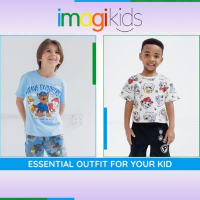 Boys T-Shirt and French Terry Shorts Outfit Set